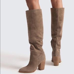 dolce vita women's coop slouchy suede tall boots